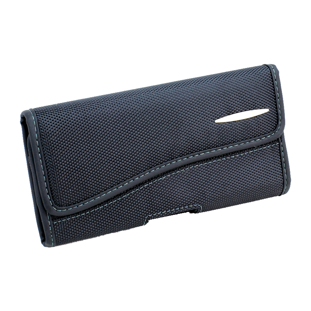 Galaxy S6 Horizontal Arc Style 360 Belt Clip POUCH (Black)